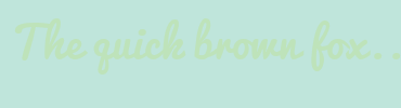 Image with Font Color BEE3BA and Background Color BFE5DB